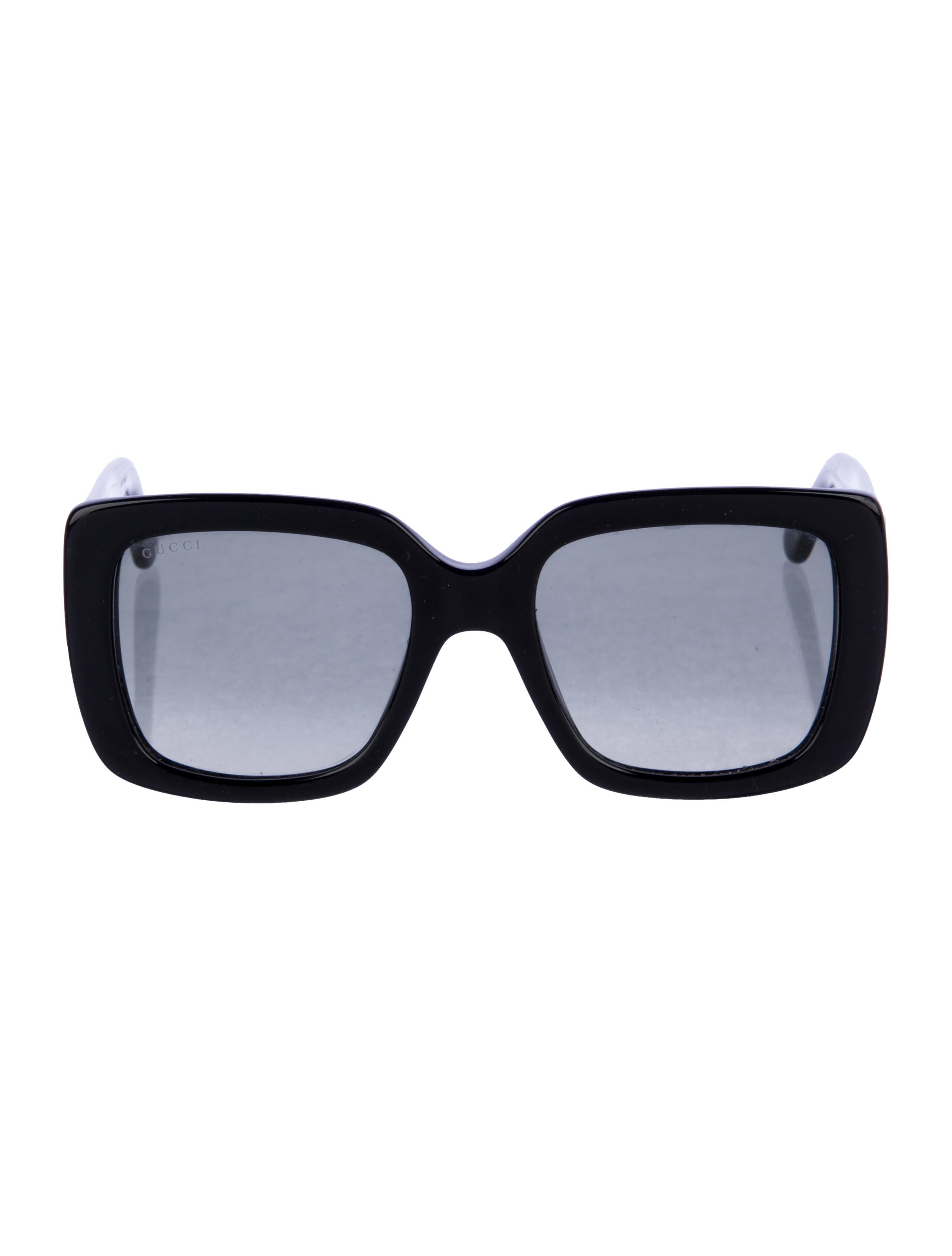 Gucci Interlocking G Logo Square Sunglasses