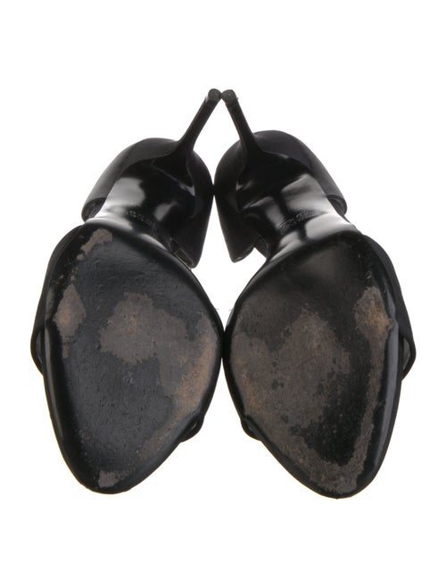 Gucci Satin Studded Accents Sandals