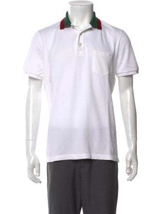 Gucci Interlocking G Logo Collar Polo Shirt