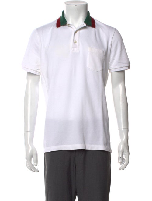 Gucci Interlocking G Logo Collar Polo Shirt