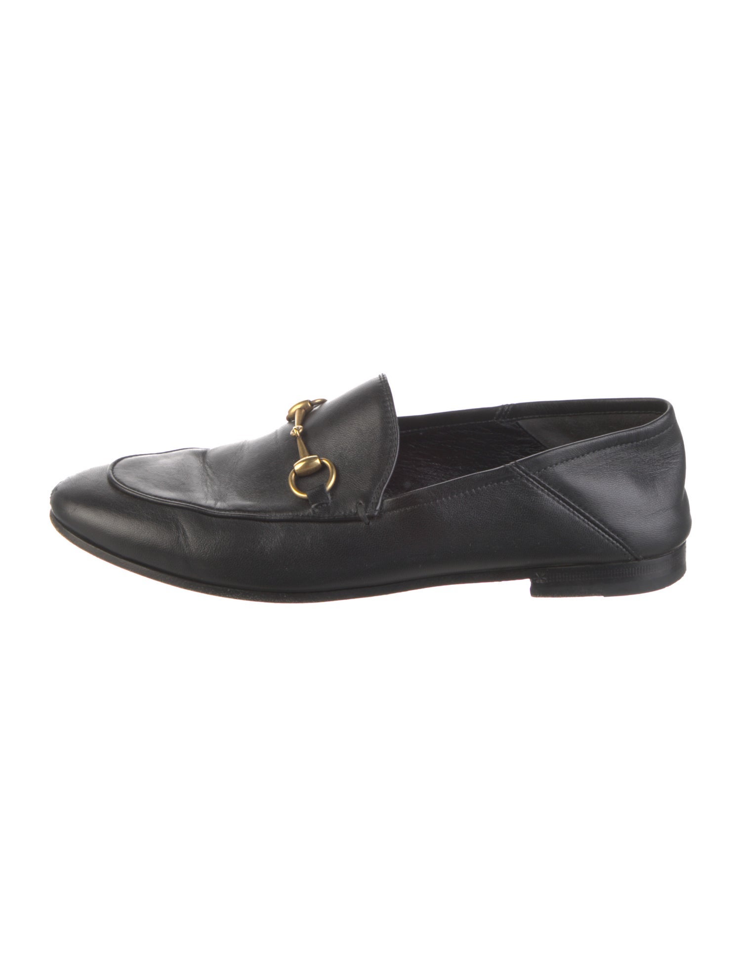 Gucci Horsebit Accent Leather Loafers