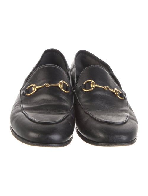 Gucci Horsebit Accent Leather Loafers