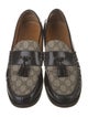 Gucci GG Supreme Leather Dress Loafers