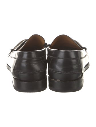 Gucci GG Supreme Leather Dress Loafers
