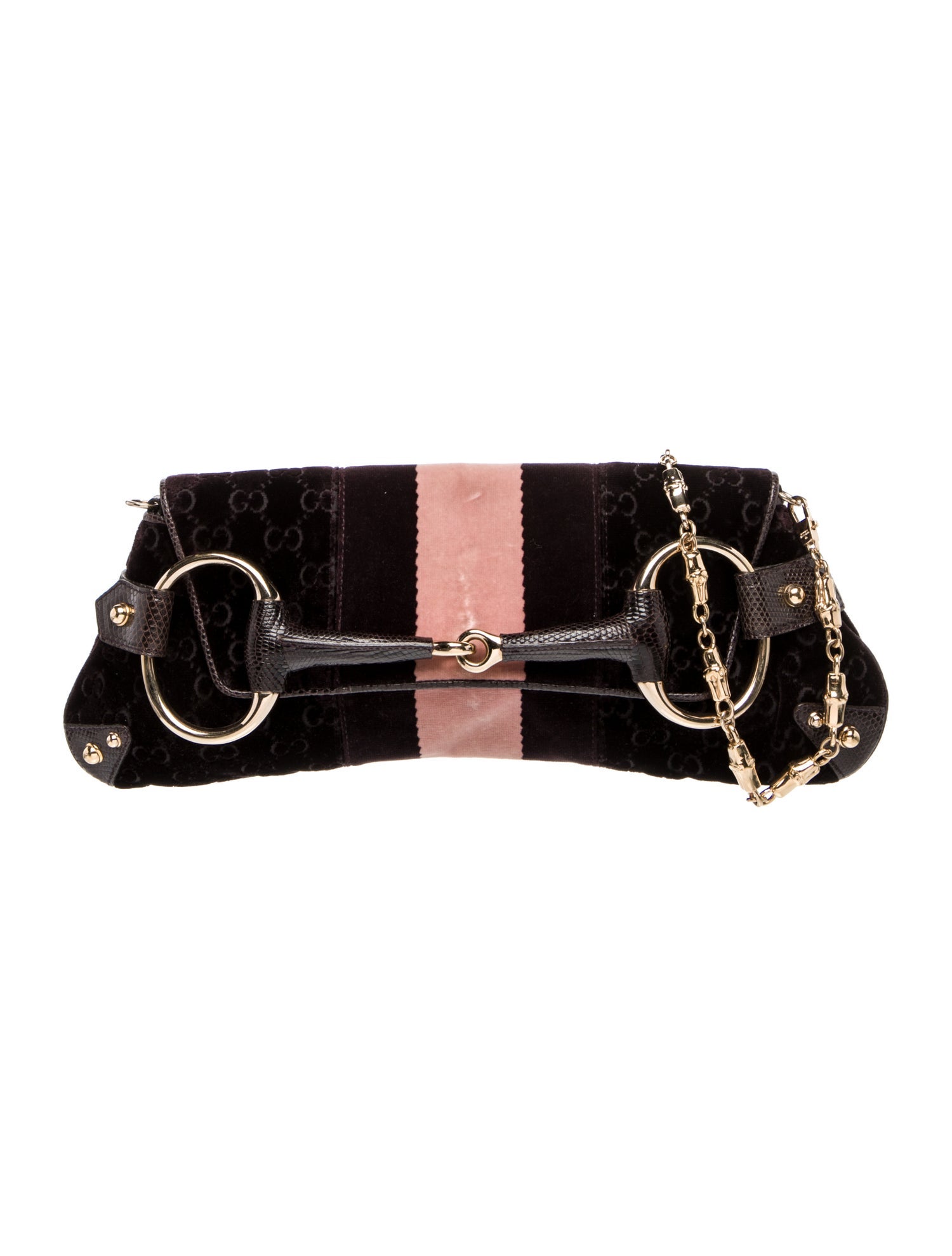 Gucci GG Canvas Horsebit Chain