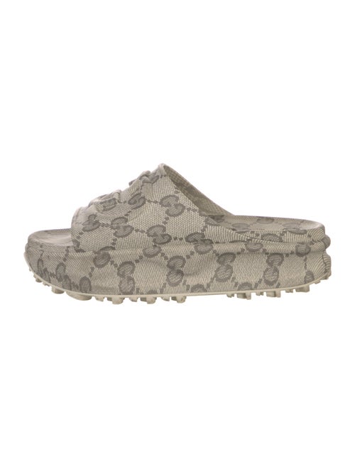 Gucci Interlocking G Logo Rubber Slides
