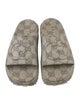 Gucci Interlocking G Logo Rubber Slides