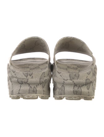 Gucci Interlocking G Logo Rubber Slides