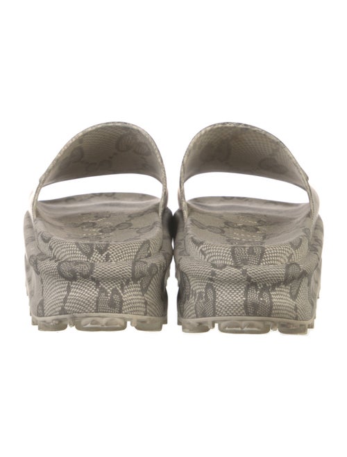 Gucci Interlocking G Logo Rubber Slides