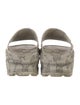 Gucci Interlocking G Logo Rubber Slides