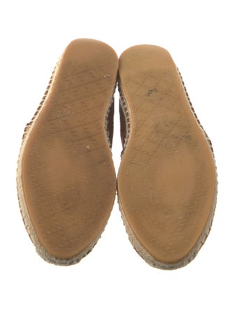 Gucci Microguccissima Pattern Suede Espadrilles