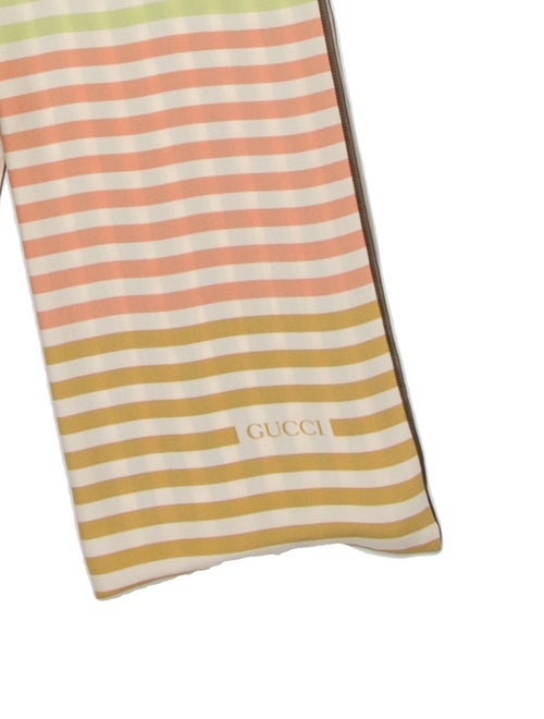 Gucci Silk Striped Scarf