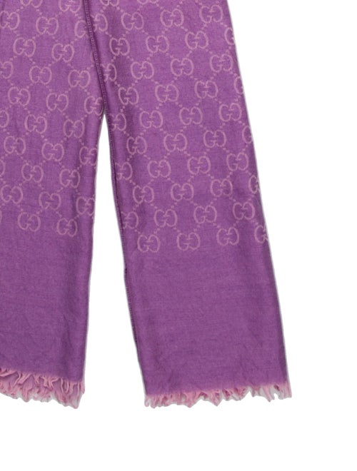 Gucci Wool GG Logo Scarf