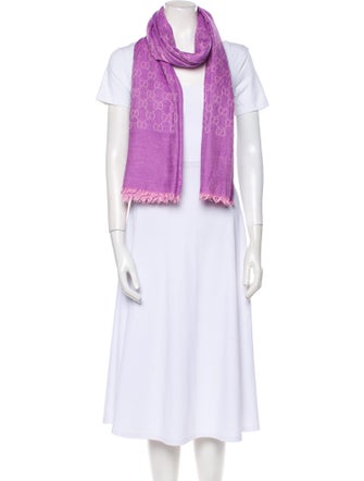 Gucci Wool GG Logo Scarf