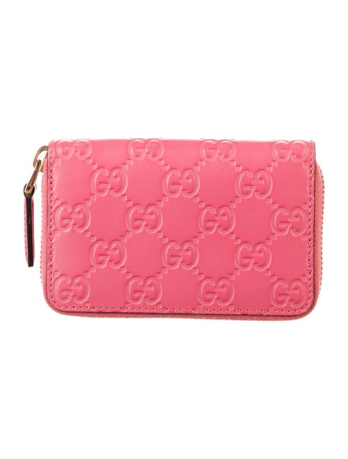 Gucci GG Signature Embossed Leather Compact Wallet