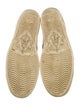 Gucci Web Accent Leather Sneakers
