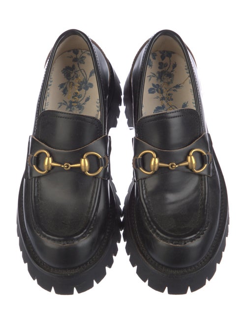 Gucci Horsebit Accent Leather Loafers