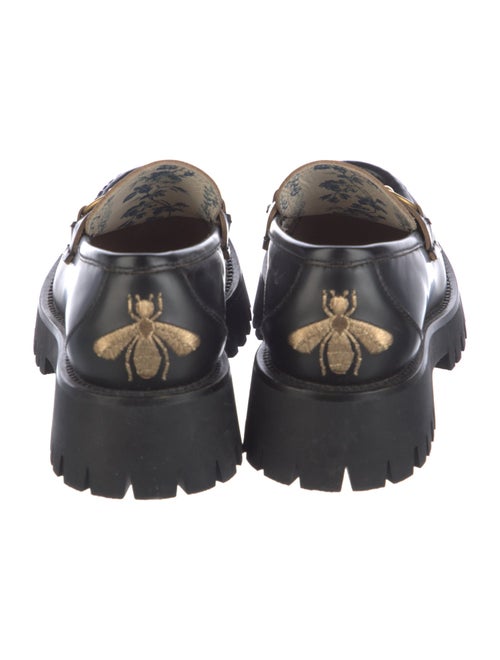 Gucci Horsebit Accent Leather Loafers