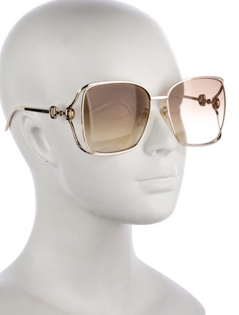 Gucci Oversize Gradient Sunglasses