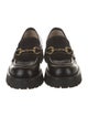 Gucci Horsebit Accent Leather Loafers