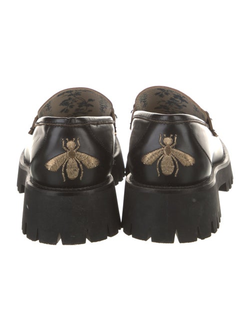 Gucci Horsebit Accent Leather Loafers