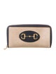 Gucci 1955 Horsebit Accent Canvas Continental Wallet