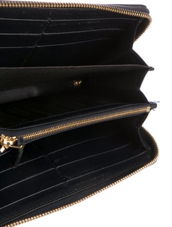 Gucci 1955 Horsebit Accent Canvas Continental Wallet