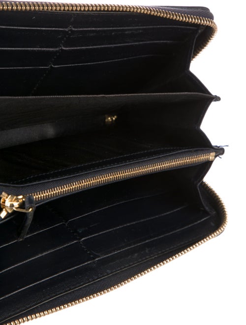 Gucci 1955 Horsebit Accent Canvas Continental Wallet