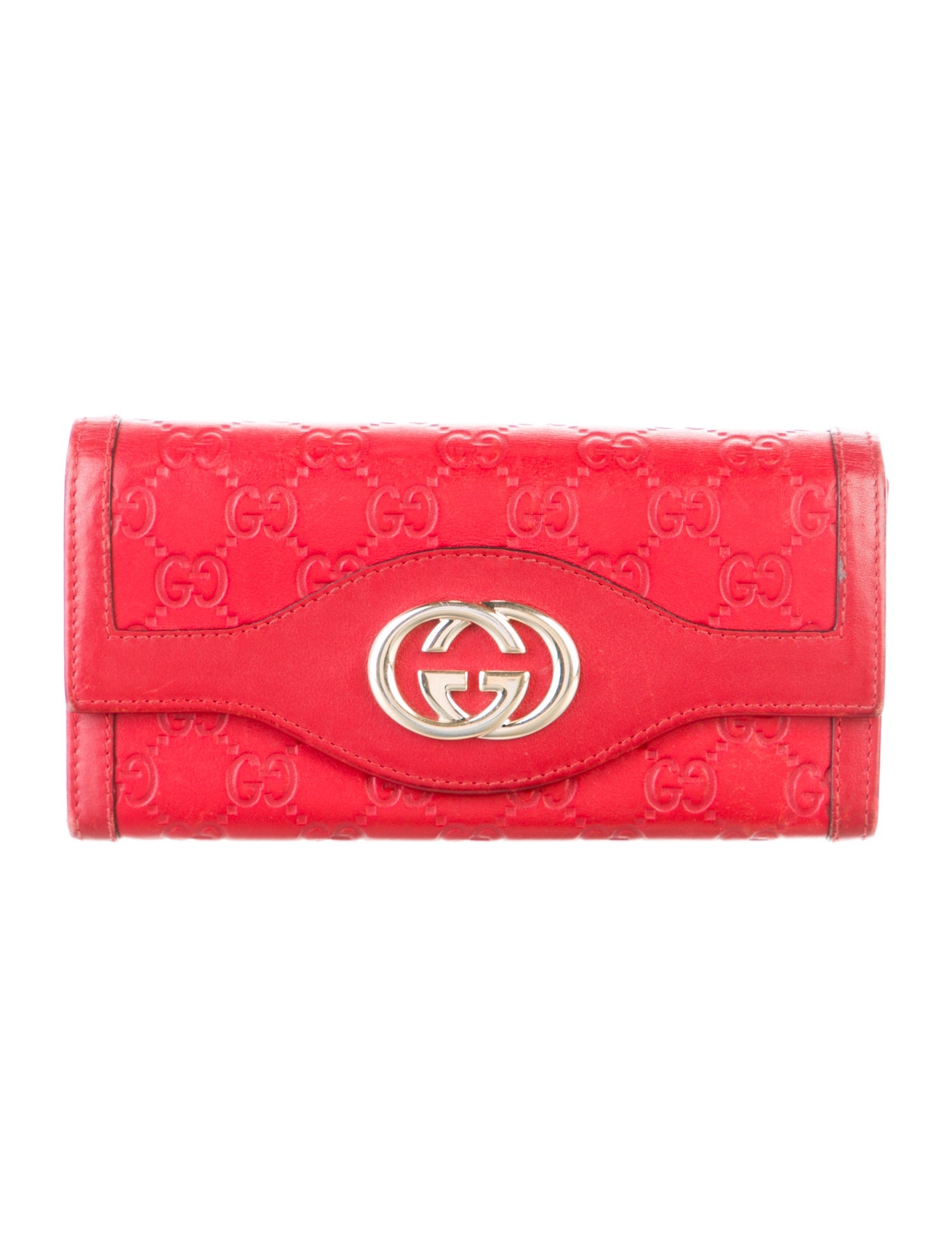 Gucci GG Signature Embossed Leather Continental Wallet