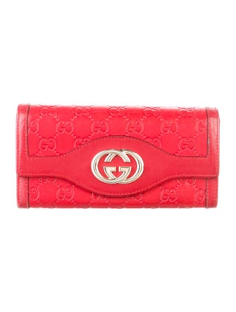 Gucci GG Signature Embossed Leather Continental Wallet