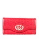 Gucci GG Signature Embossed Leather Continental Wallet