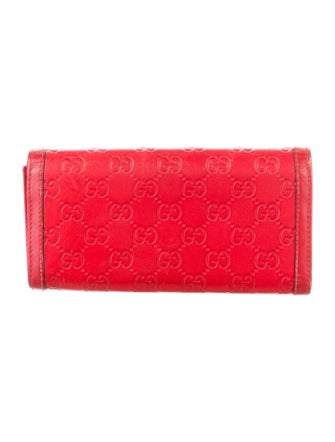 Gucci GG Signature Embossed Leather Continental Wallet