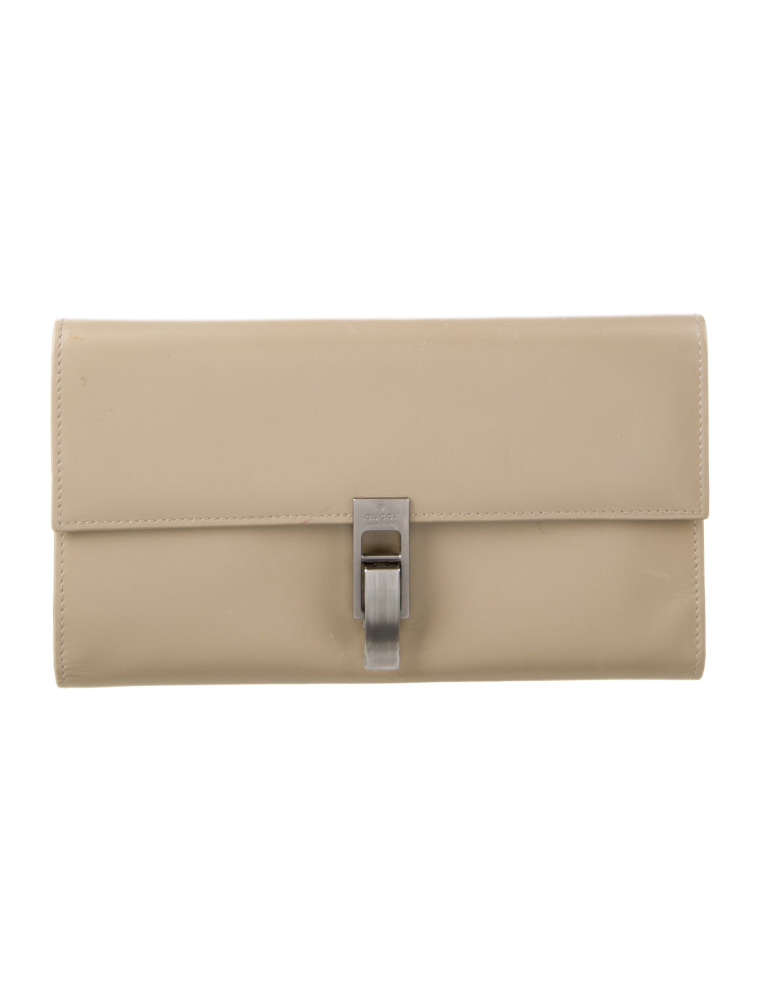 Gucci Vintage Leather Trifold Wallet