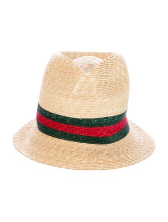 Gucci Straw Fedora