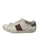 Gucci Web Accent Leather Sneakers
