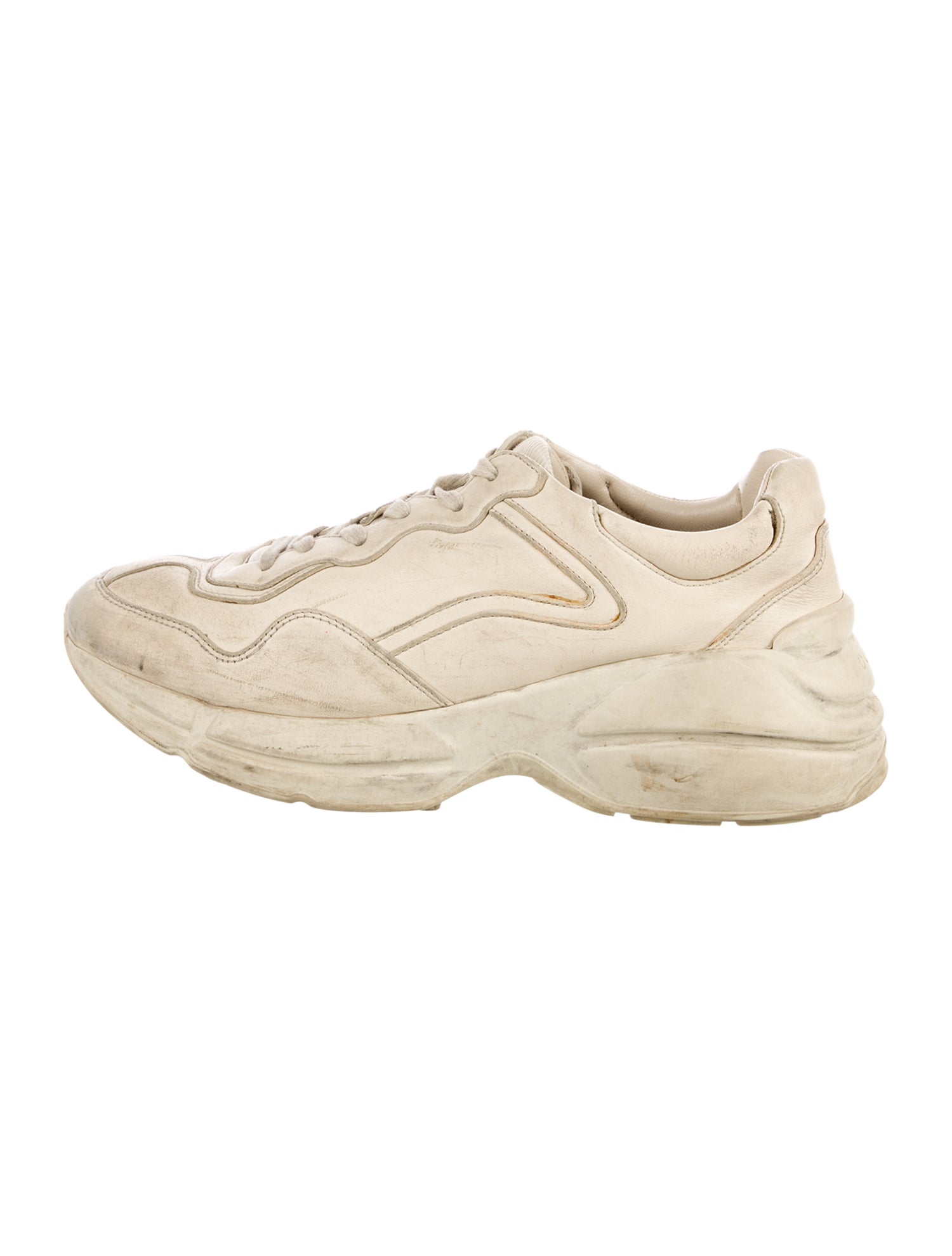 Gucci Leather Chunky Sneakers