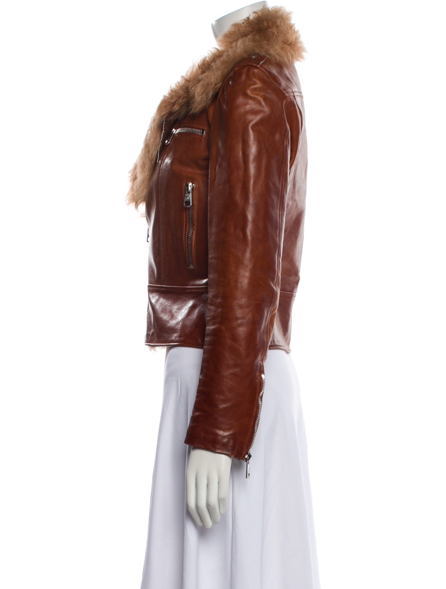 Gucci Leather Biker Jacket
