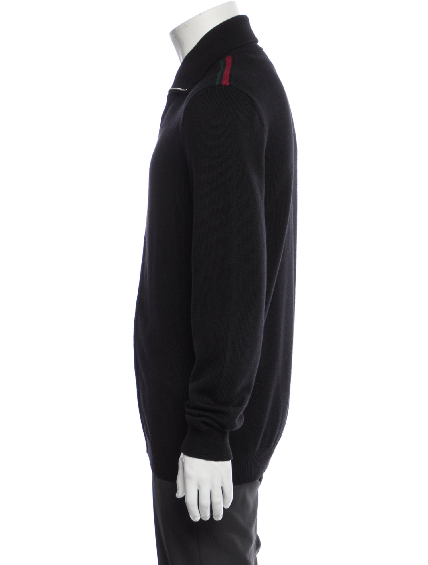 Gucci Vintage Web Accent Bomber Jacket