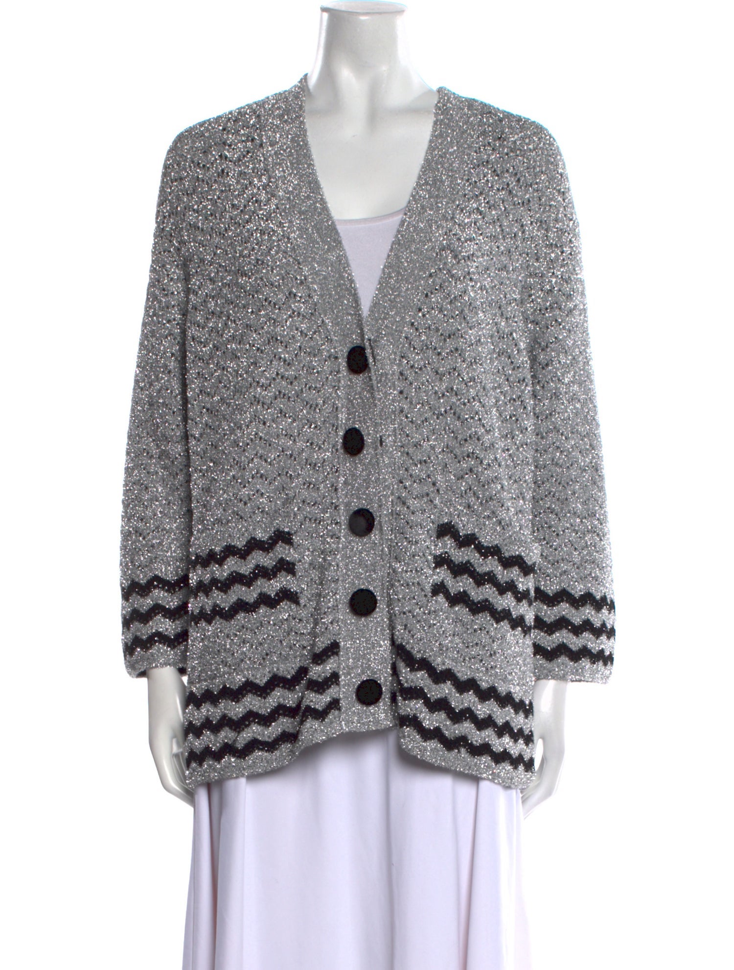 Gucci Striped V-Neck Sweater w/ Tags