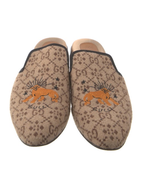 Gucci Wool Printed Slippers