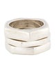 Gucci Three-Ring Abstract Stacking Bands