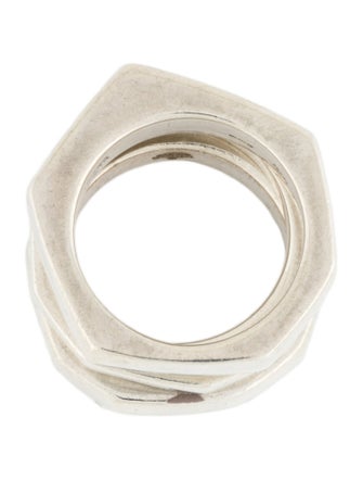 Gucci Three-Ring Abstract Stacking Bands