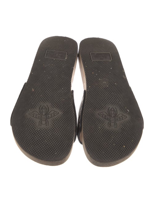 Gucci Interlocking G Logo Leather Slides