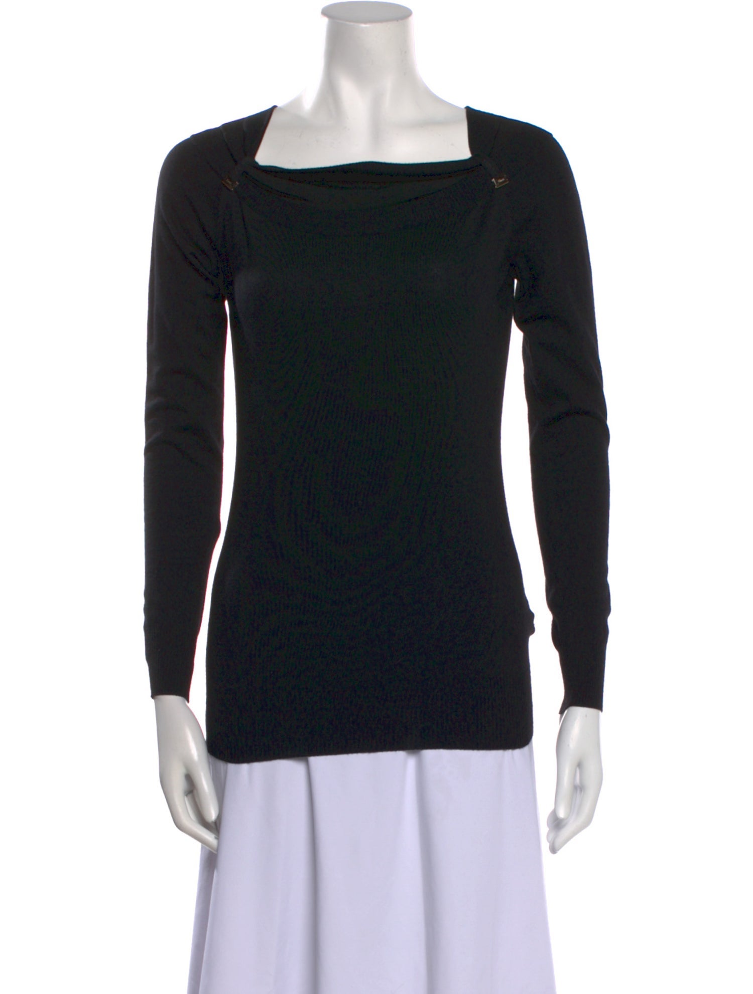 Gucci Wool Square Neckline Sweater