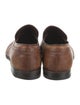 Gucci Interlocking G Logo Leather Dress Loafers