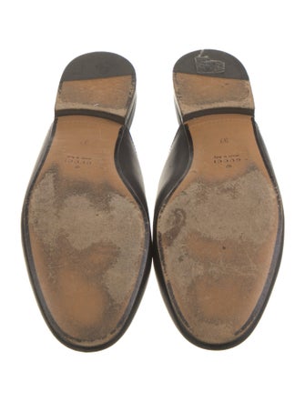 Gucci Horsebit Accent Leather Mules