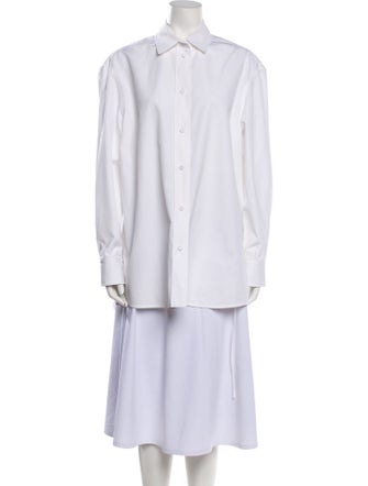 Gucci Long Sleeve Button-Up Top