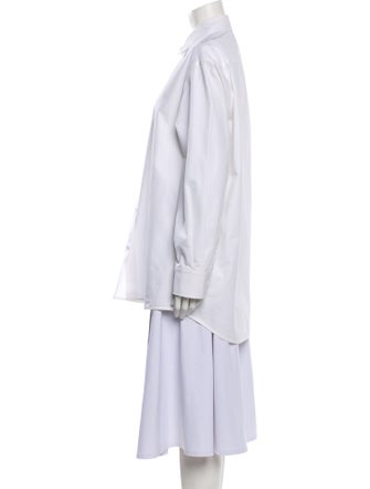 Gucci Long Sleeve Button-Up Top