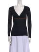 Gucci Virgin Wool V-Neck Top