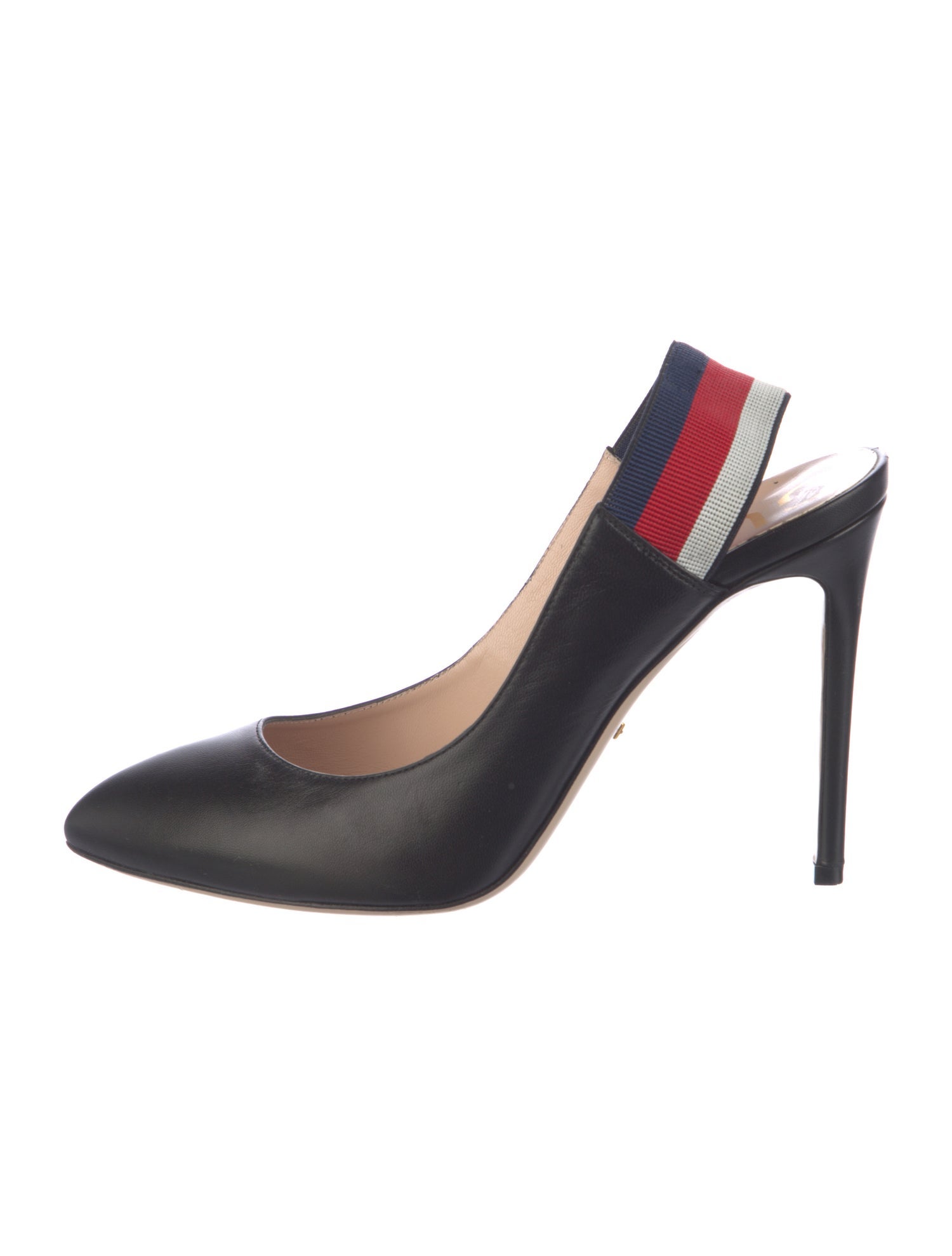 Gucci Leather Slingback Pumps